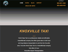 Tablet Screenshot of knoxvilleworldclasstaxi.com